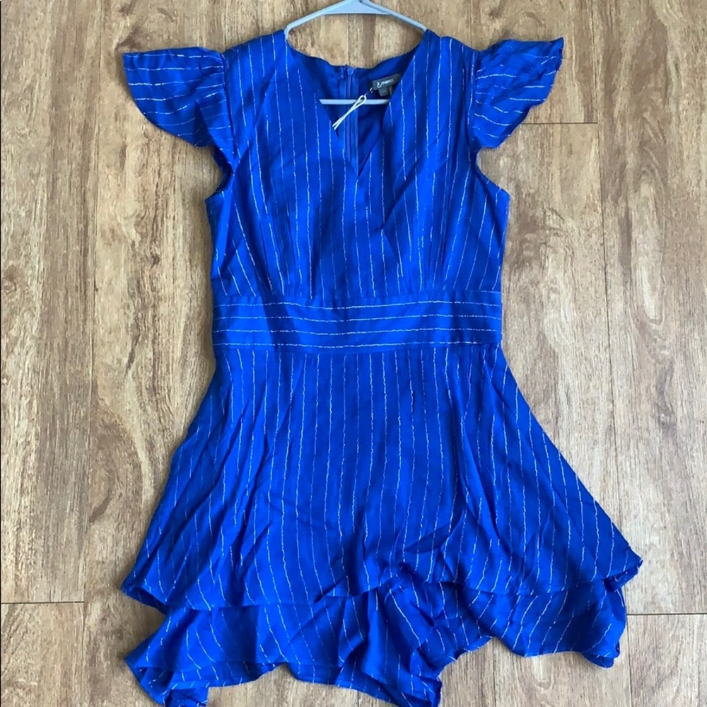 Royal blue romper